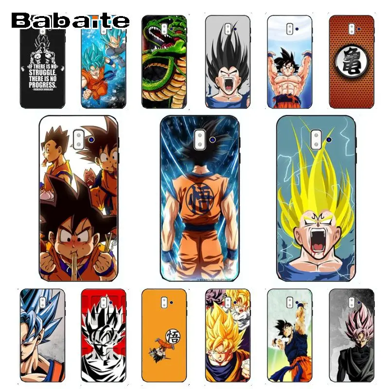 

Dragon Ball DragonBall z Soft Silicone TPU Phone Cover For samsung Galaxy j6 plus A6 A8 A9 A10 A30 A50 Coque Shell
