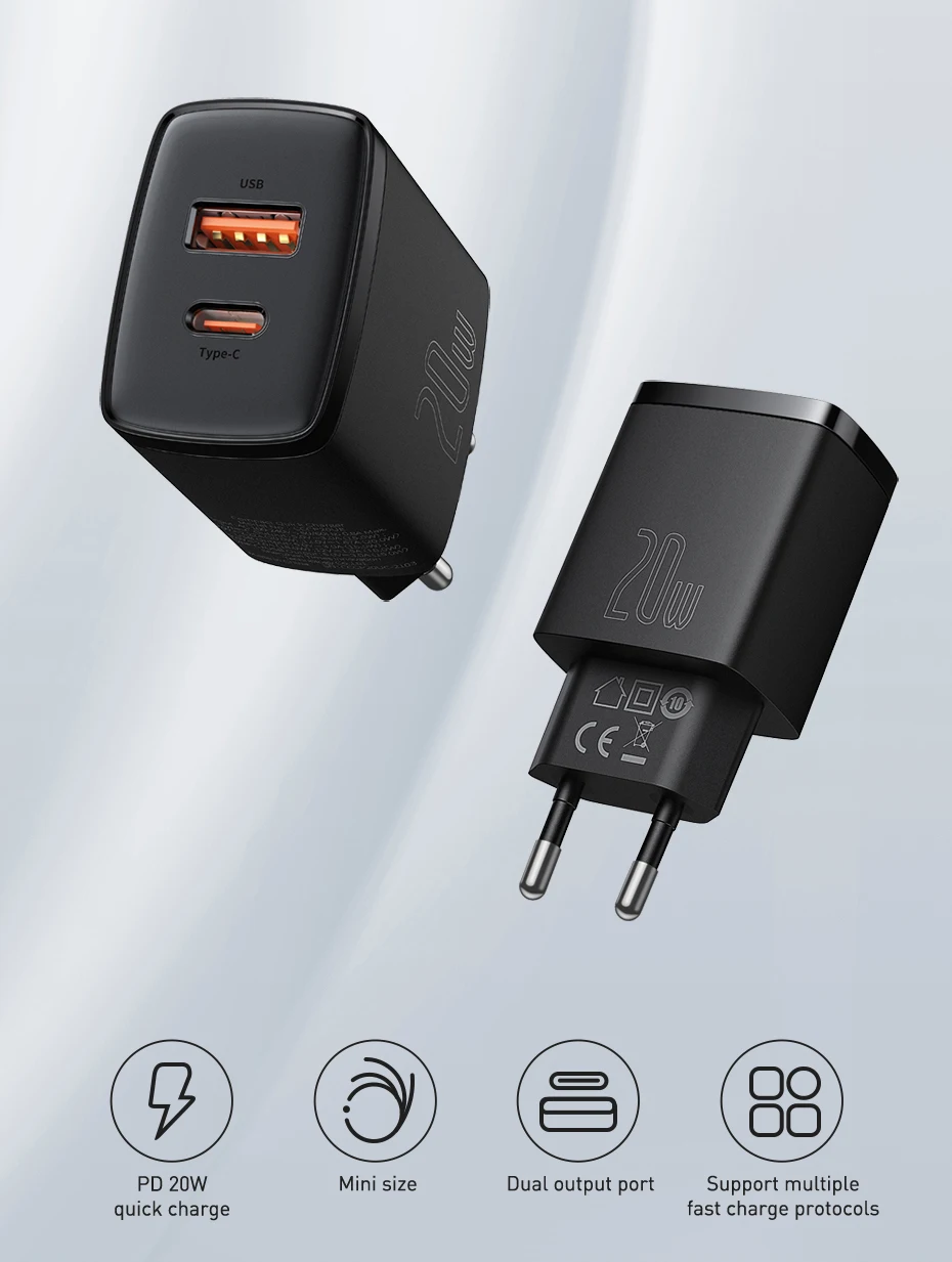 Baseus 20W USB Type-C Fast Charger
