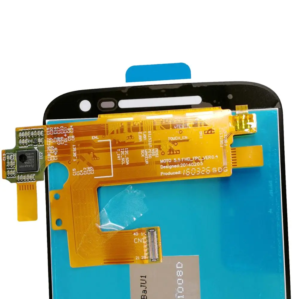 Shyueda 100% Новинка + рамка для Motorola Moto G4 Plus XT1640 XT1641 XT1642 XT1643 XT1644 5 &quotIPS ЖК дисплей с