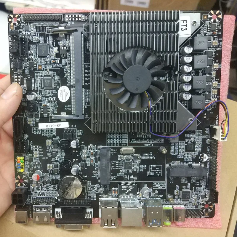 Ультра-тонкий мини-itx Встроенная Материнская плата в Процессор A8 6410 R5 видео график обработки APU USB 3,0 VGA RJ45 HDMI USB MSata Применение, работающего на постоянном токе 12 В