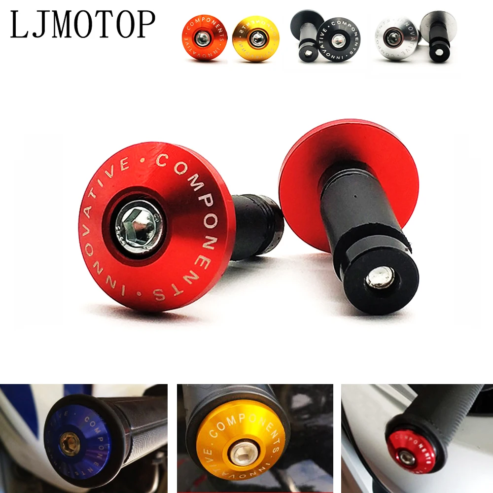 For SUZUKI GSF600 Bandit GS1000 GS500E BURGMAN 400 Universal Motorcycle Handle End Bar motocross Handlebar Grip Plug Cap | Автомобили и