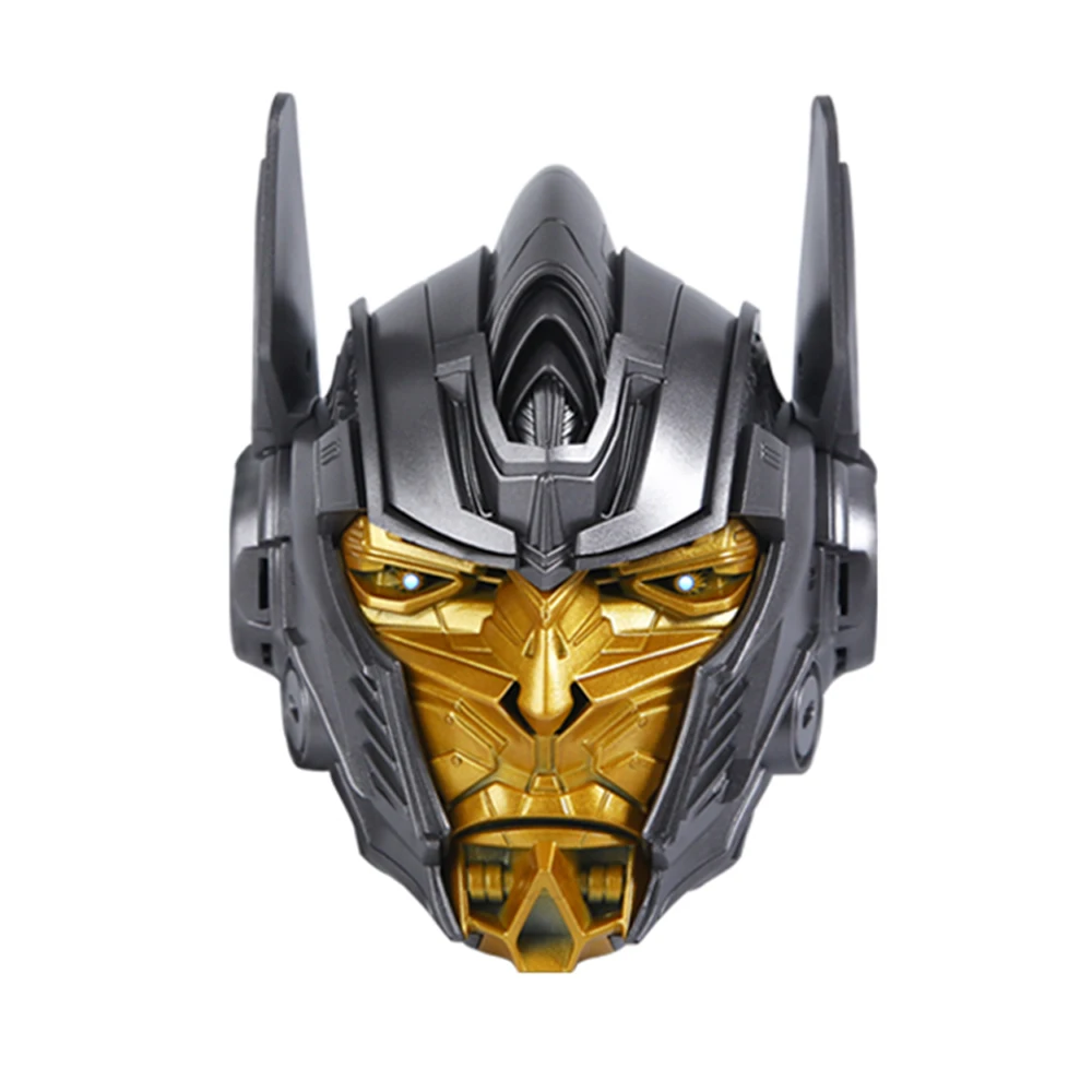 Динамики для мобильного телефона Bluetooth Optimus Prime Bluetooth динамик сабвуфер с fm-радио Поддержка TF карта для телефона ПК динамик - Цвет: Серый