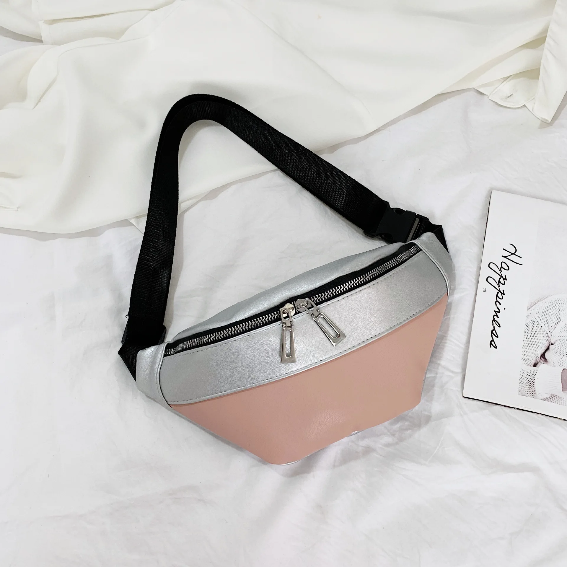 

INS Super Fire Mini Sports Waist Pack Concave Modeling WOMEN'S Bag 2019 Spring And Summer New Style Mini Trend Fashion Small Wal