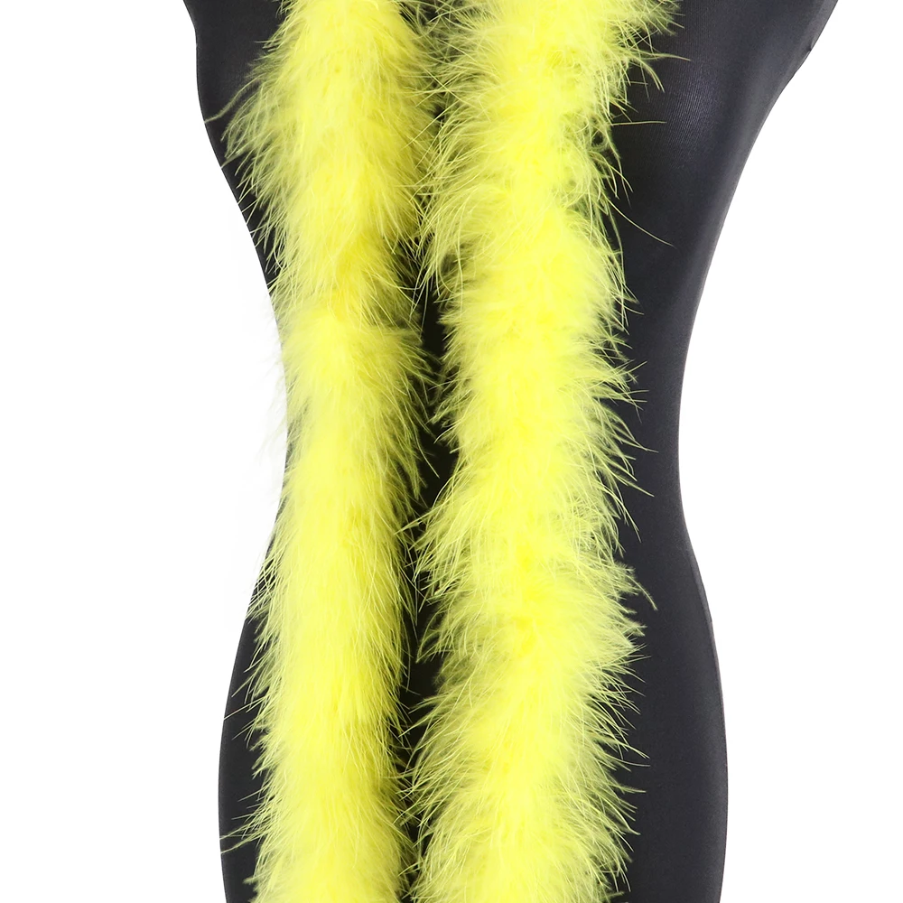KEMTAT 18g colorato Boa di marabù Bianco Tacchino Boa di Piume Scialle KEMTAT 18g colorato Boa di marabù Bianco Tacchino Boa di Piume Scialle