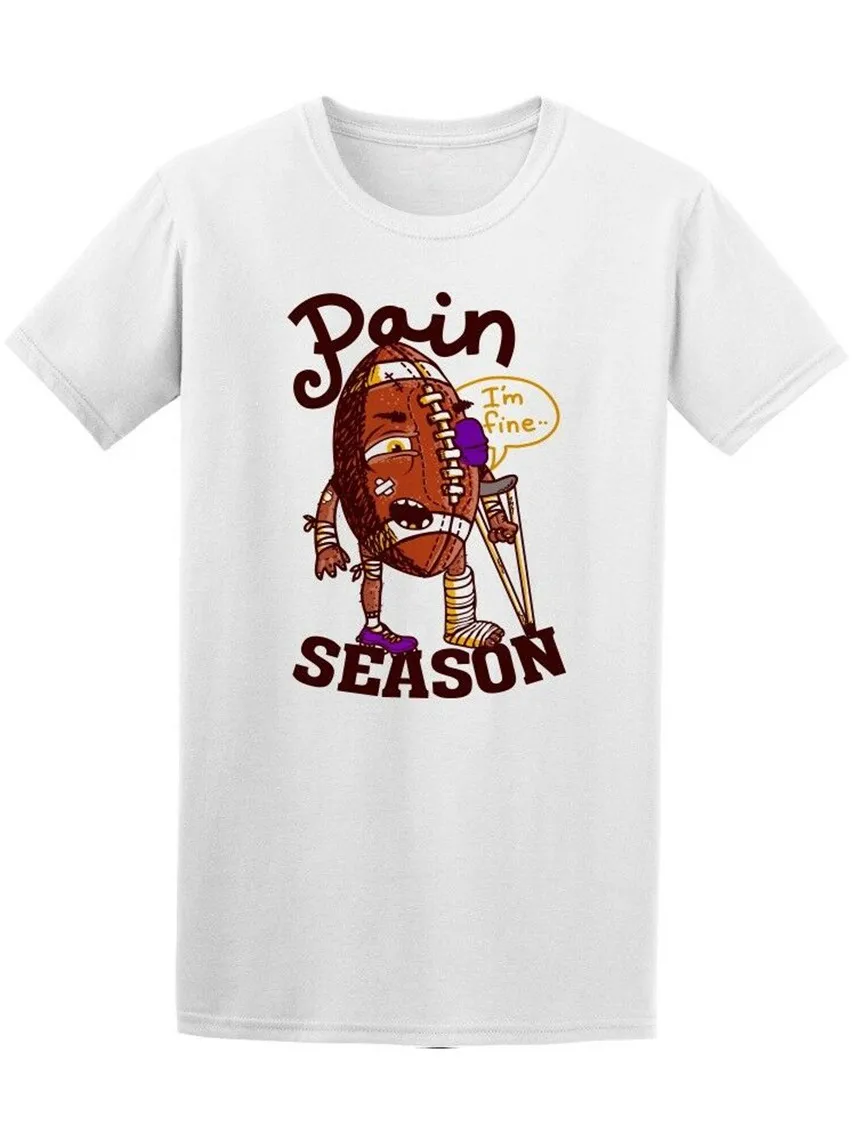 

American Football Pain Season Men'S Tee -Image By Free Shipping Tops Tee Shirt