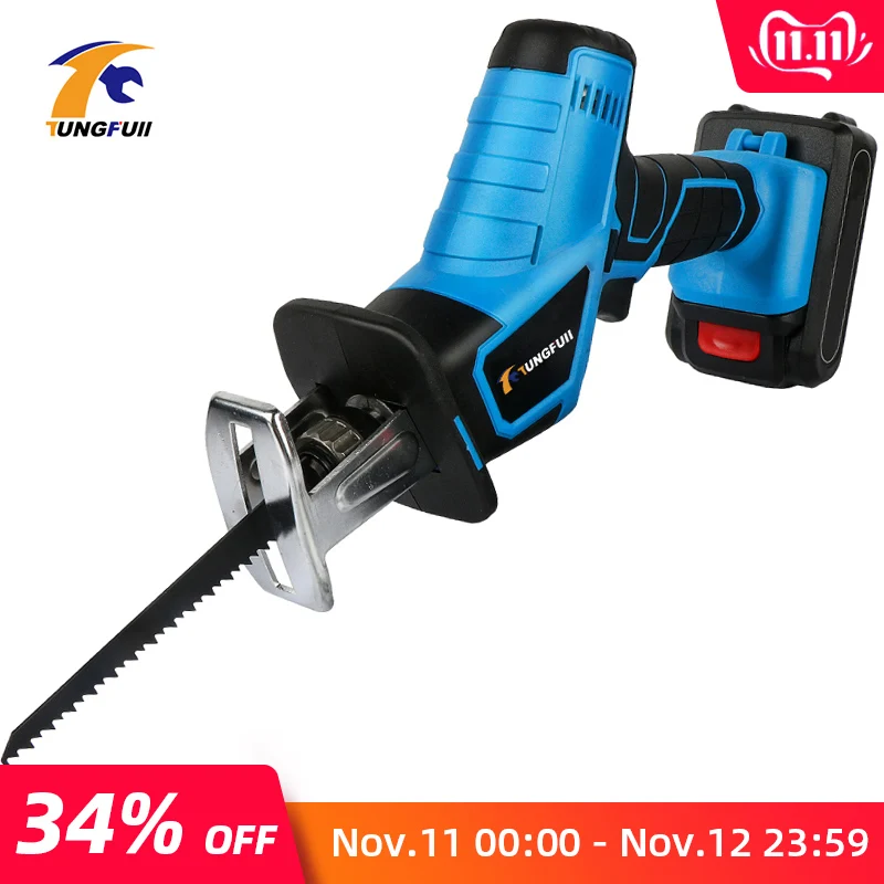 

Reciprocating Saw Electric 12V 21V Multifunction Saw Portable Cordless Battery Reciprocating Saw With LED Light Electric Jigsaw