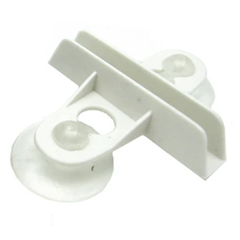 

20 Pcs Aquarium Suction Cup Separator Clip White Plastic Divider Sheet Holder