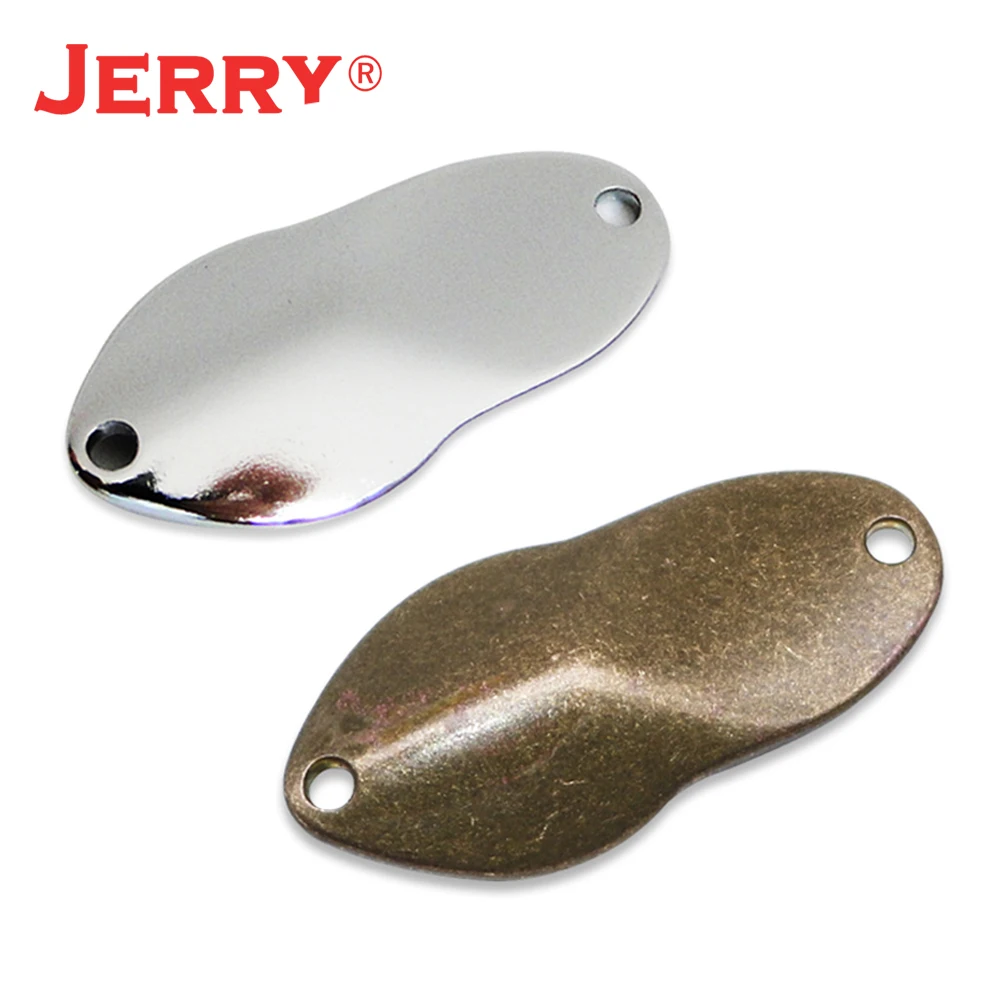 Jerry 50 шт. 1 5 г 2 3 латунная Неокрашенная металлическая приманка рыболовные приманки