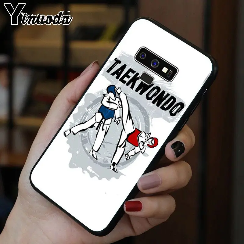A6 Yinuoda Kungfu тхэквондо Высокое качество телефон чехол для Galaxy S6 edge plus s7 edge s8 plus s9 plus - Цвет: A6