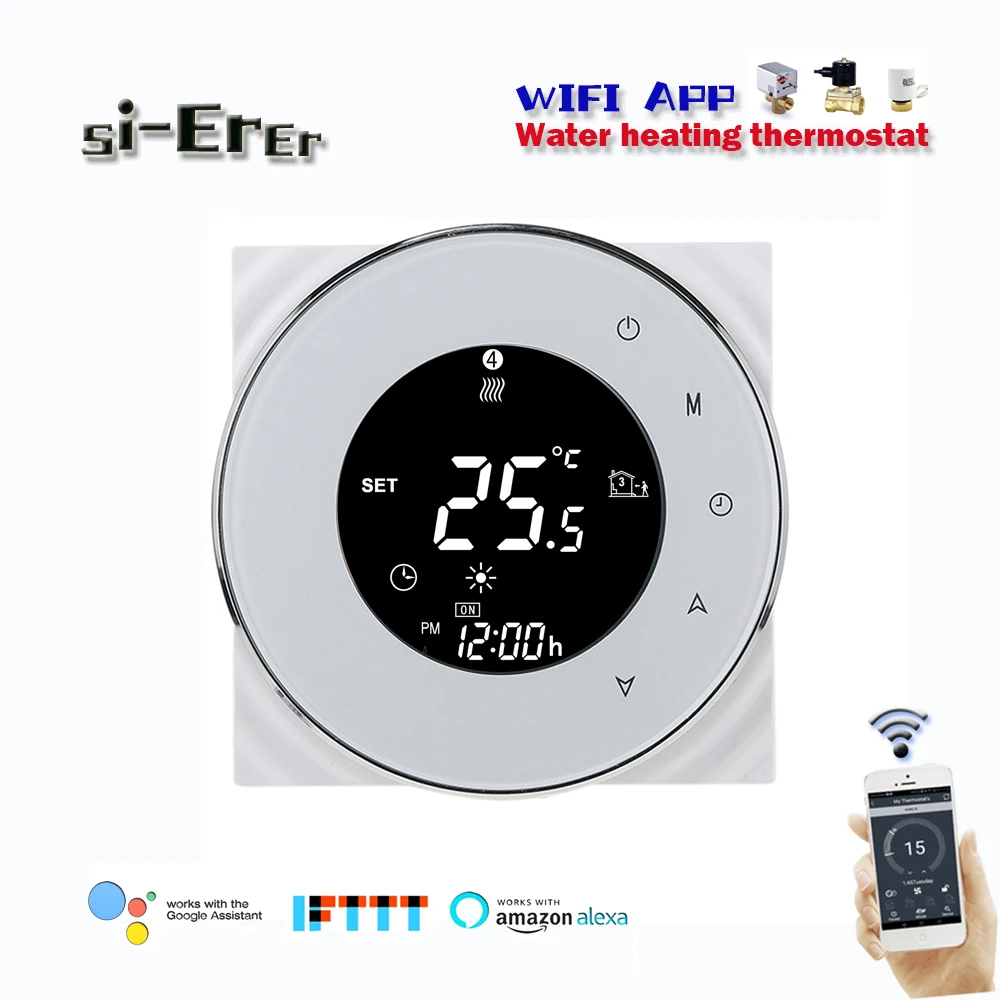 3A WiFi Smart Water Thermostat Temperature Controller Underfloor Heating Works with Alexa Google Home | Обустройство дома