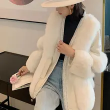 

Real fox fur coat female fur all-in-one fur coat small fragrant wind young style 2021 winter new style