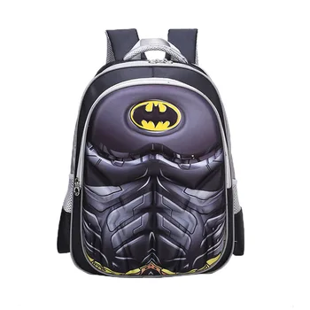 

Hot Batman Cartoon EVA 3D Captain America children school bags Boy school Backpack Suitable for 6-12 year old kids bag