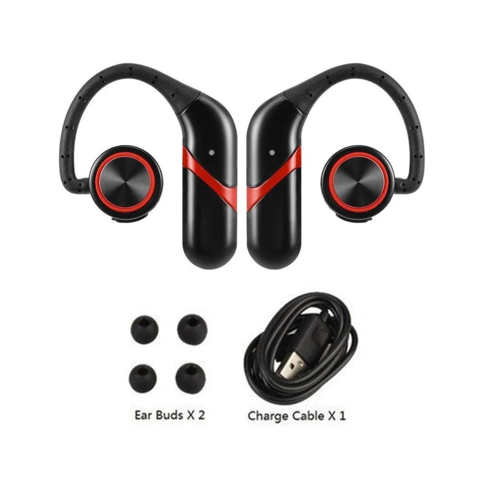 S800 стерео Удобная одежда Спорт Бег Беспроводной Bluetooth наушники HiFi стерео Bass крючком наушники для смартфонов