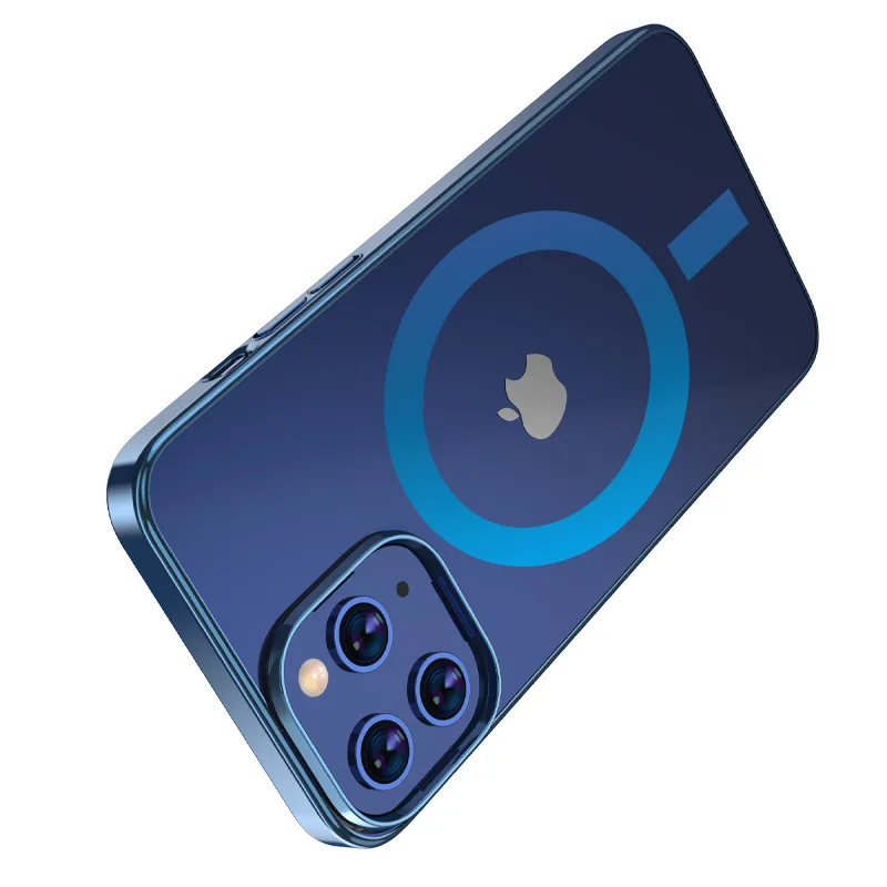 Чехол для iPhone13 12 Pro Max Беспроводная зарядка Магнитный чехол Magsafe iPhone защитный с