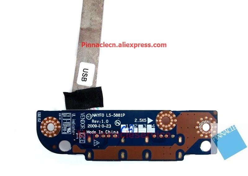 

LS-5881P USB board for Gateway NV79 Packard Bell Easynote LJ75 LJ76
