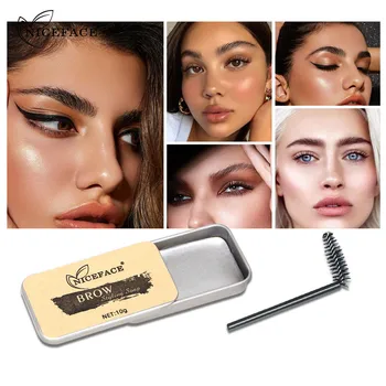 

1PC 3D Feathery Brows Setting Gel Waterproof Eyebrow Styling Soap Brow Makeup Kit Women Eyebrow Tint Pomade Cosmetics