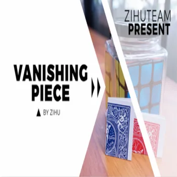 

Vanishing Piece by Zihu (Gimmicks and Online Instructions) Card Magic Props Magician Cards Fun Close up Magic Tricks Illusions