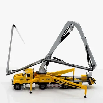 

1/55 scale engineering alloy car engineering car hardcover concrete pump truck cement car model adult children gift collection