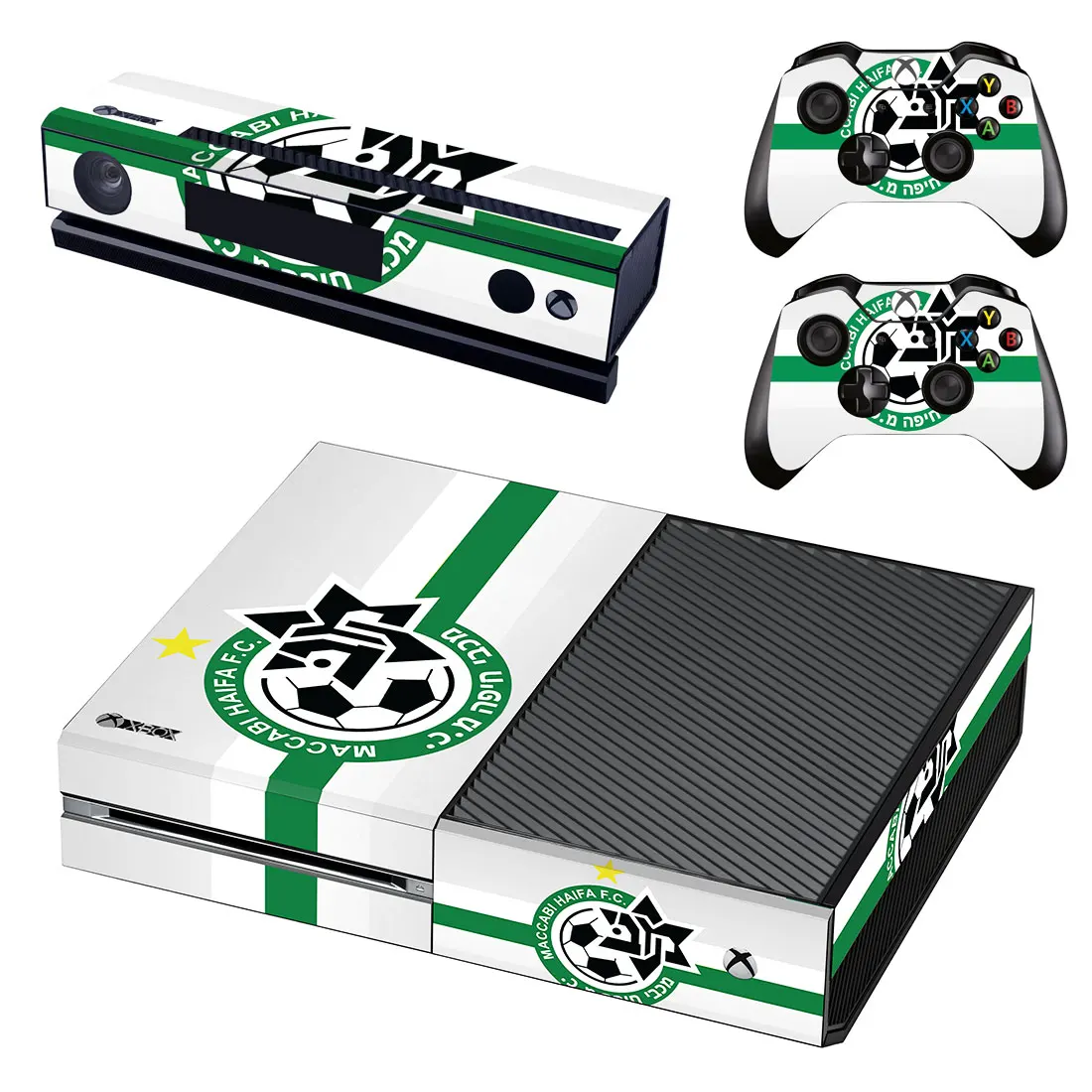 xbox one Маккаби Haifa футбол кожи наклейка для Xbox One консоли и контроллеры для Xbox One Тонкий S X кожи наклейка s винил - Цвет: xbox one