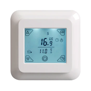 

Touch Screen Thermostat Electric Thermostat Room Thermostat Underfloor Heating Programmable Thermostat 16A V8.716