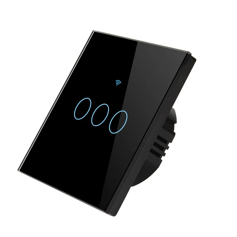

Smart Switch 1/2/3 Gang Wifi Light Switch Work with Alexa Google Home Smart Home Touch Switch Panel Wall Light Controller