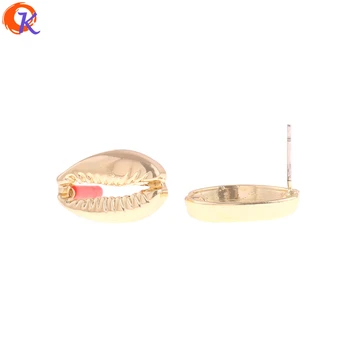 

Cordial Design 100Pcs 12*19MM Jewelry Accessories/Earring Stud/Shell Shape/DIY Parts/Earring Making/Hand Made/Earring Findings