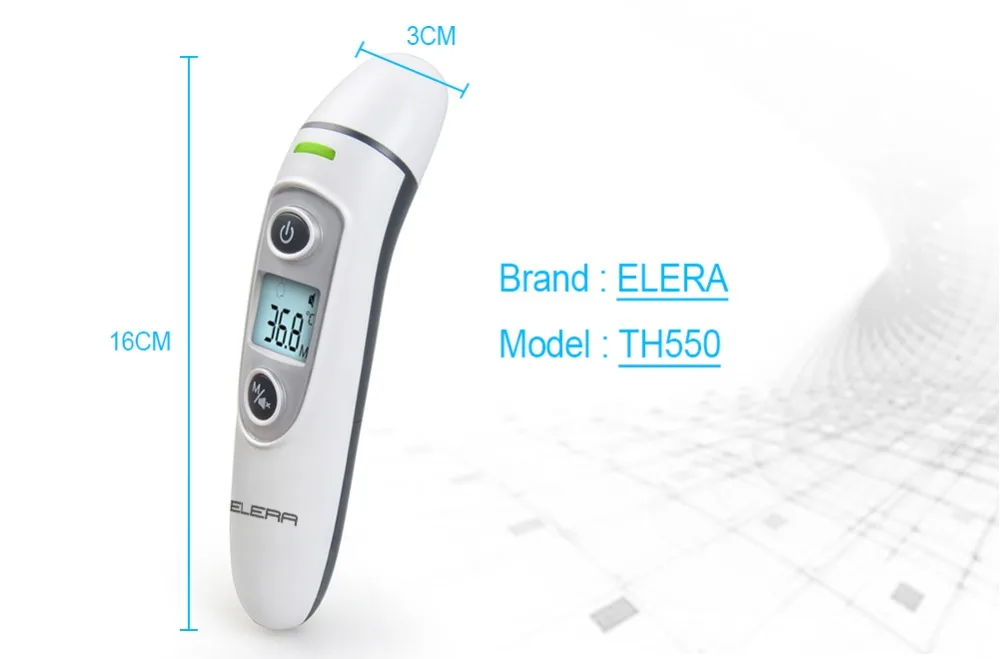 Thermomètre infrarouge numérique LCD