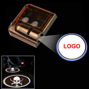 

Car Door Logo LED Interior Decorative Light For Citroen C5 C4 C3 Mini Cooper Opel Astra H G Vectra C Saab Suzuki Welcome light