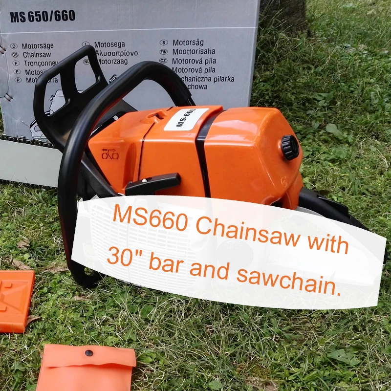 92cc цепная пила Бесплатная доставка Высокое качество 30 дюймов бар ms660 ms461 ms661 |
