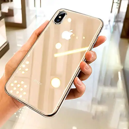 

DIVI Crystal Clear iPhone Xs Max Case,[Invisible Airbag Protection] Ultra Thin Phone Cover with Anti-discoloration Slim Case