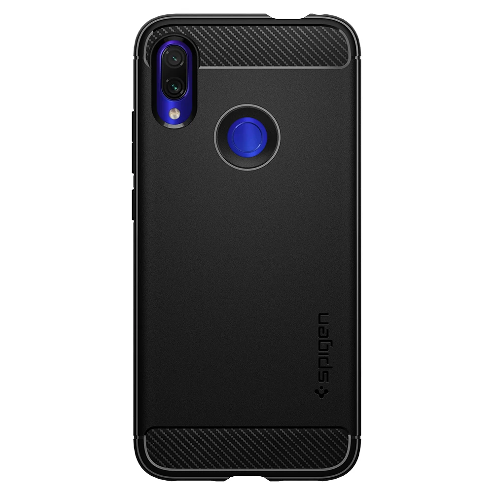 Spigen Чехол для Xiaomi Redmi Note 7/Note 7 Pro/Note 8 Pro прочный армированный матовый черный MIL-STD-810 ударопрочный нескользящий чехол s