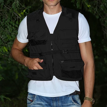 

Multi Pocket Mesh Vest Photography Hunting Fishing Jacket Gilet