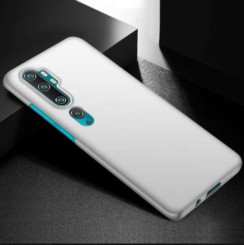 Роскошный Матовый Жесткий чехол из поликарбоната для Xiaomi mi CC9 Note 10 Pro чехол задняя крышка защитная оболочка для Red mi Note 8T Note 8 Pro - Цвет: Sliver