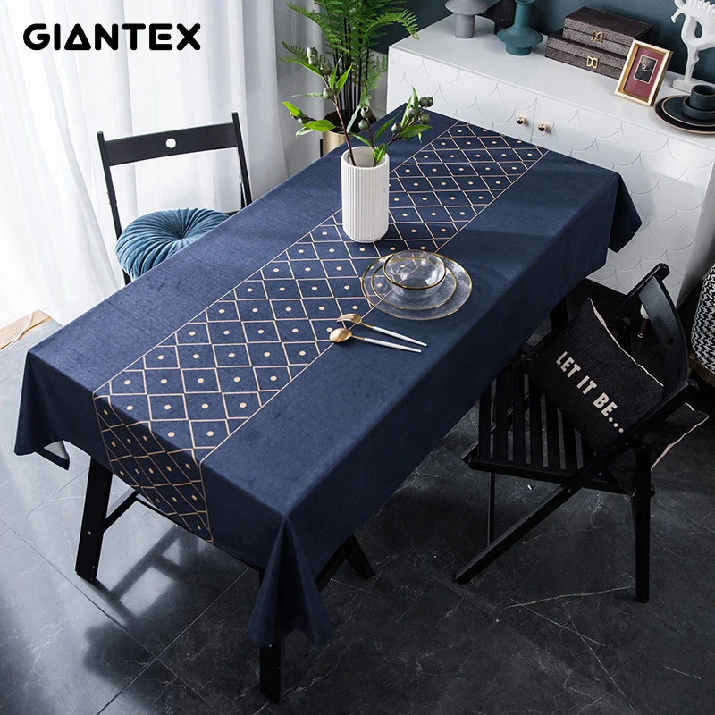 GIANTEX, Декоративная скатерть, прямоугольные скатерти, скатерть для обеденного стола, обрус, Tafelkleed mantel mesa nappe U2272