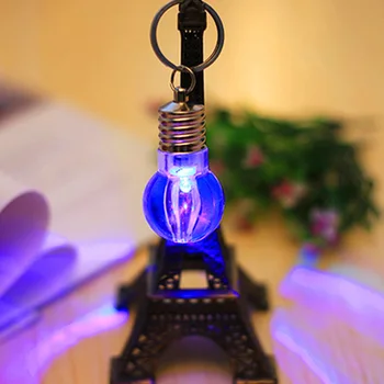 

LED Bulb Keychain Pendant Mini Bulbtorch Keyring Flash Light Lamp BJStore
