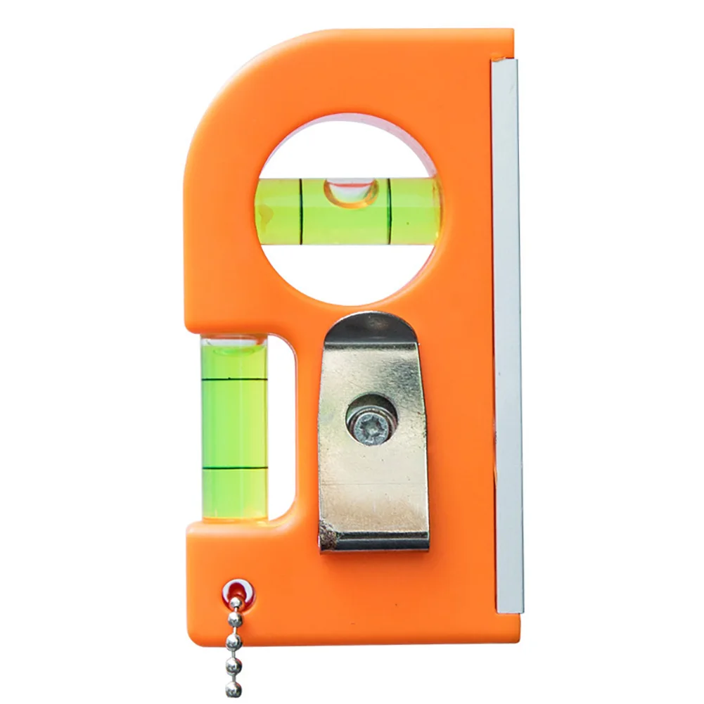 Professional Mini Level Ruler Bubble Clamp Practical Measuring Accurate Portable ABS Keychain Magnetic Base Easy Operate | Инструменты