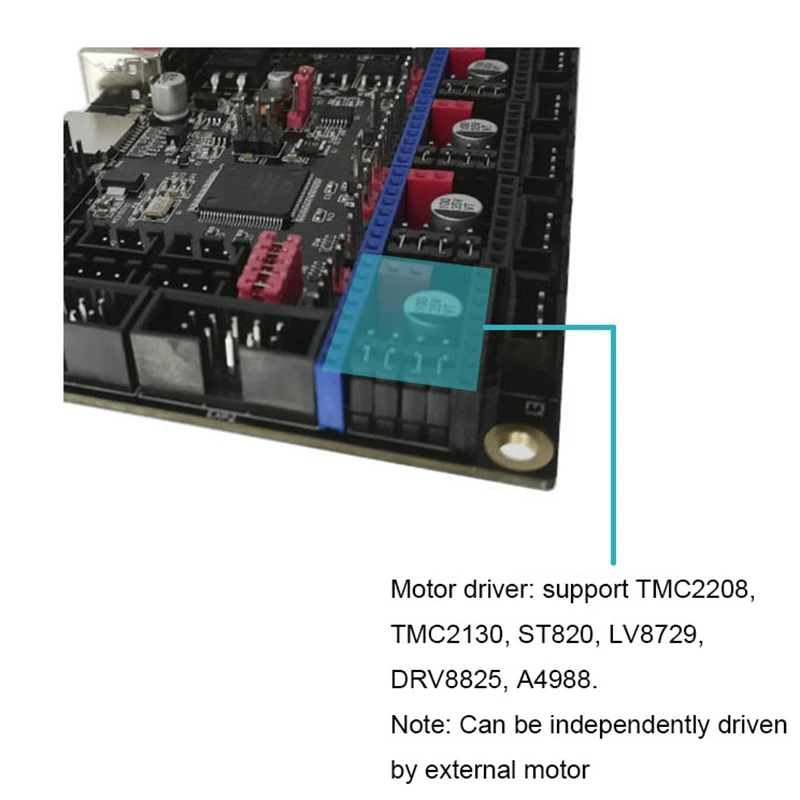 СКР V1.3 32 бит Управление доска 3D принтеры часть Поддержка TMC2130 SPI TMC2208 UART диск