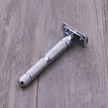 

Double Edge Safety Razor Stainless Steel Shaving Razor for Men (Pattern 1)