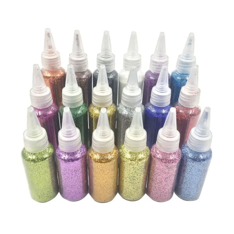 

30g Glitter Powder Sequins Filler Clear/Fluffy Slime Toys for Clay Mud Nail Art T3LA