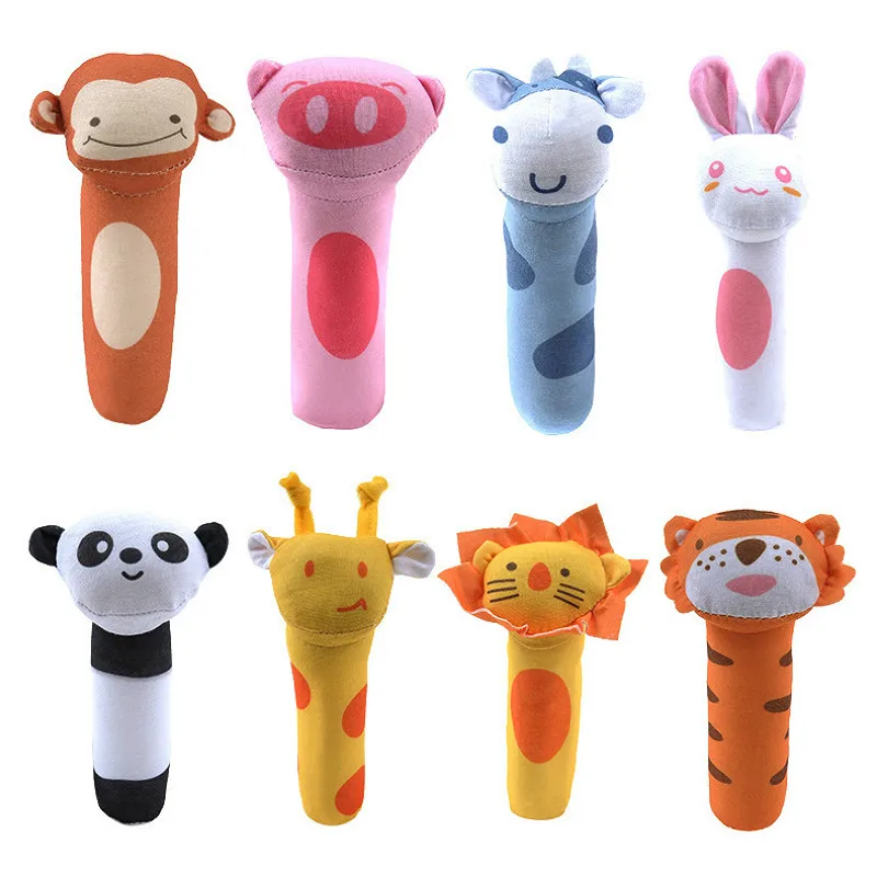 

Dog Cat Toys Plush Squeak Sound Dogs Funny Fleece Durability Chew Molar Toy Fit for All Pet Elephant Duck Pig Chewing Supplies