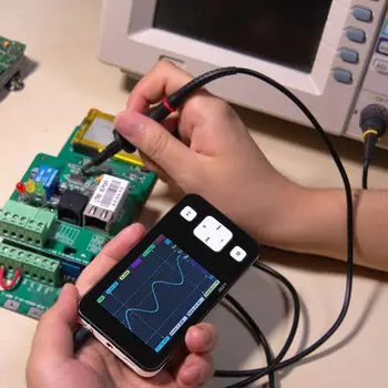 

Pocket Oscilloscope DS211 Mini Handheld Digital Storage Oscilloscope DSO 200KHz 1Msa/S with Micro USB Port