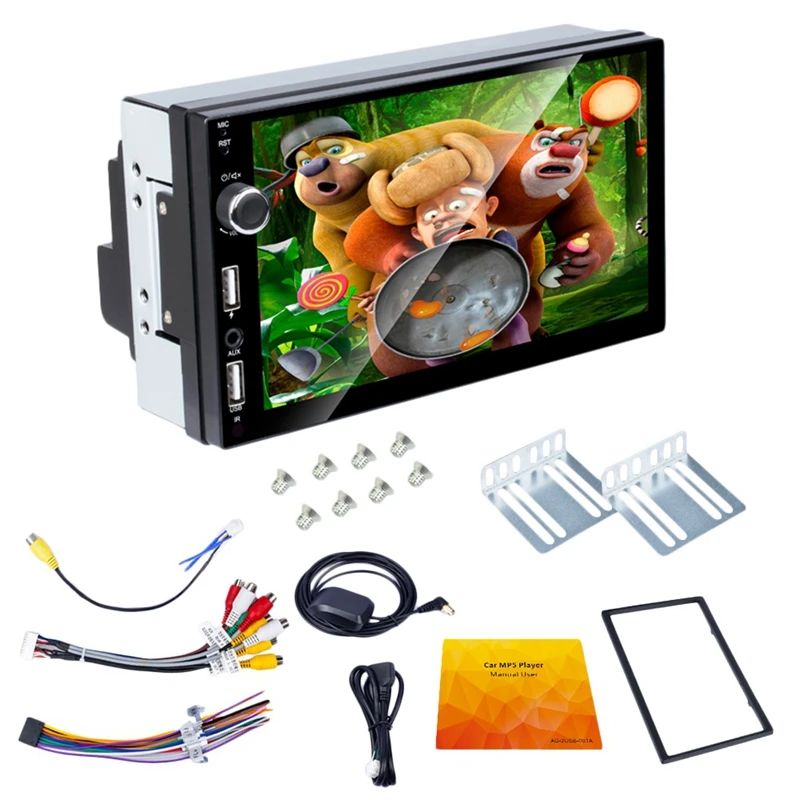 

Car Player For Android 8.1 16G Memory Wifi Gps 7 Inch Press Screen Button Hd Car Bluetooth Mp5 Player