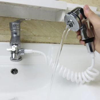 

Handheld Shower Head Connect Stand Hose Spray Set For Hair Washing Baby Kid Pet Bath Cleaning S55