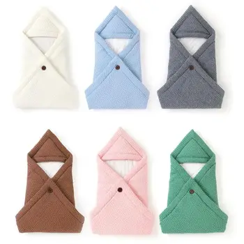 

Baby Knitted Sleeping Bag Stroller Blanket Wrap Non-woven Mattress Newborn Bedding Swaddle Envelope Kid Warm Accessories