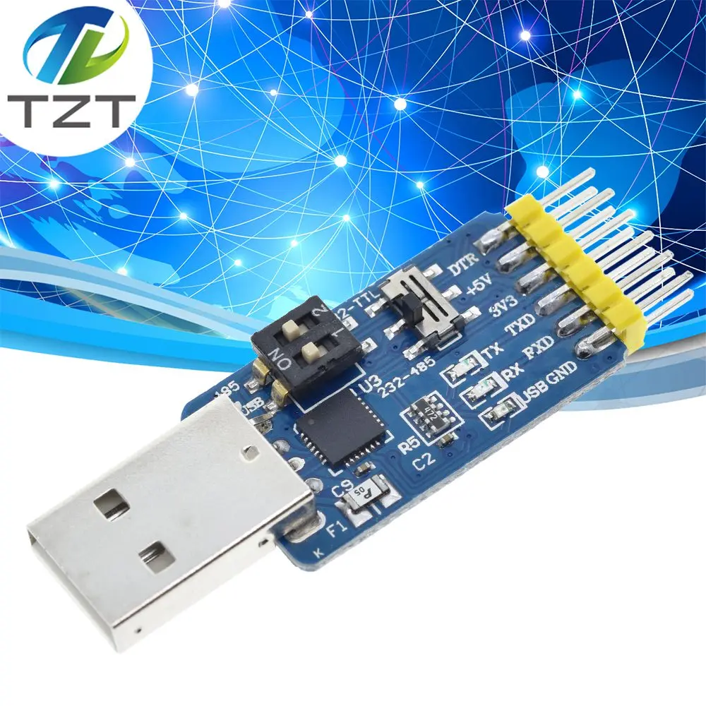 Usb Cp2102 To Ttl Ttl To Rs485 Mutual Convert 6 In 1 Convert Module For Arduino - Integrated Circuits - AliExpress