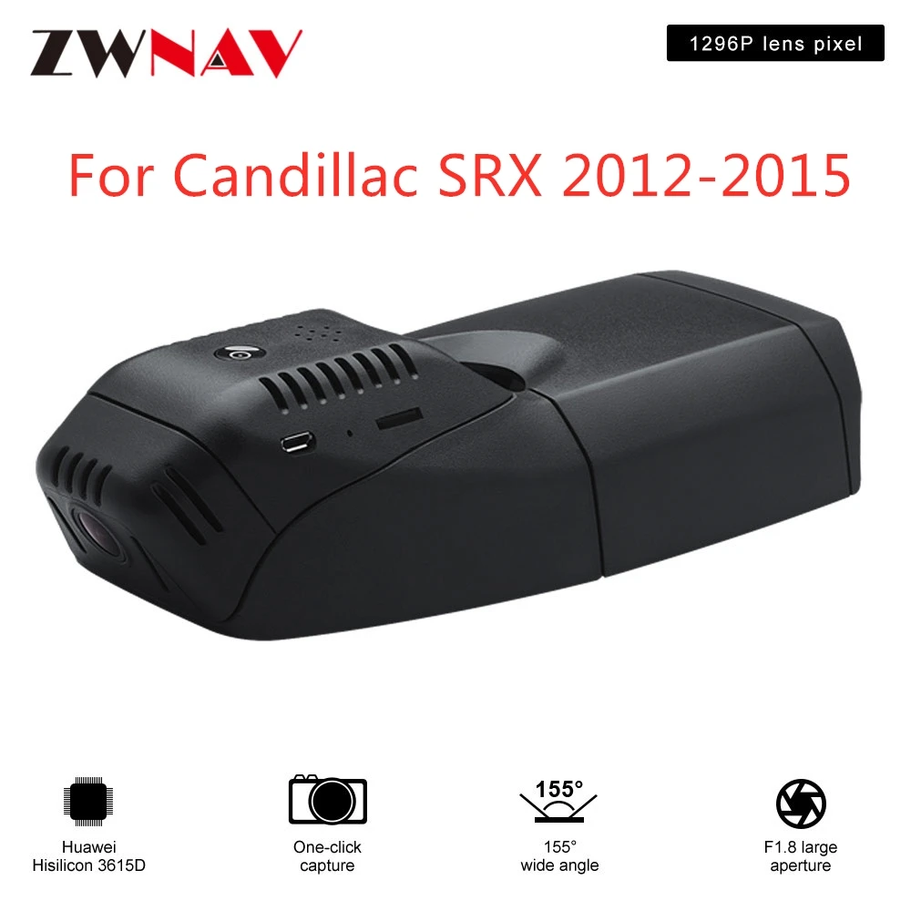 

Hidden Type HD Driving recorder dedicated For Candillac SRX 2012-2015 DVR Dash cam Car front camera WIfi