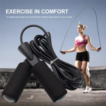 

Jump Rope Speed Skipping Jump Rope Adjustable Sports Lose Weight Exercise Gym Fitness Equipment