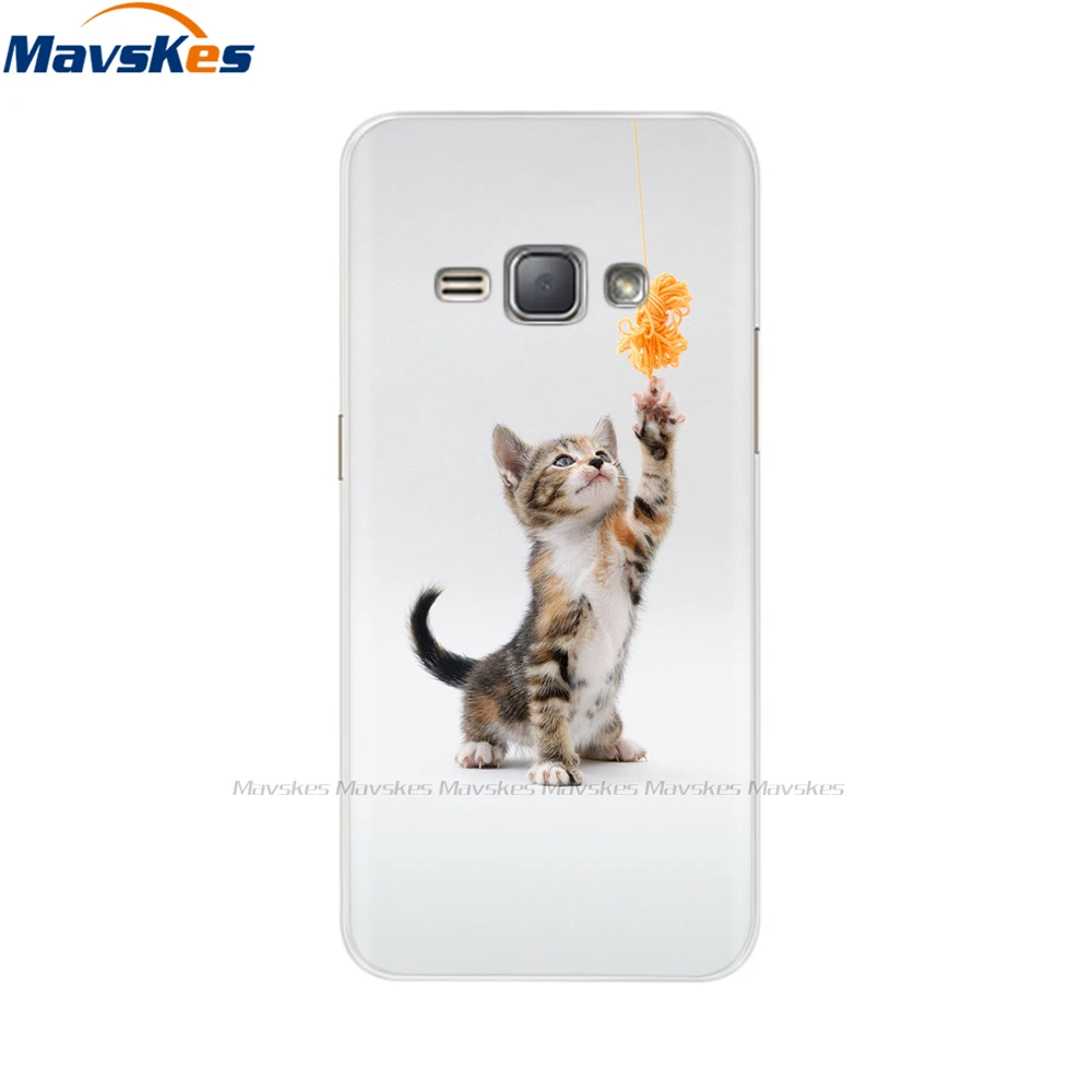 1 Чехол для samsung Galaxy J1 Чехол Мягкий ТПУ силиконовый чехол для Funda samsung J1 6 J120 J120F J120H J120F/ds чехол для телефона s - Цвет: 1