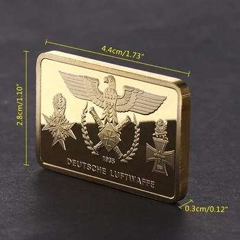 

Commemorative Coin Germany Bomber Golden Square Collection Arts Gifts Souvenir