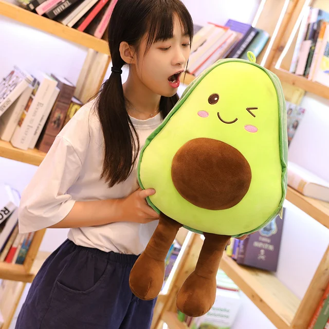 30/45/60/85cm New Avocado Plush Toys Cute Avocado Pillow Cushion Kawaii Fruit Stuffed Doll Toys For Children Birthday Gift 4